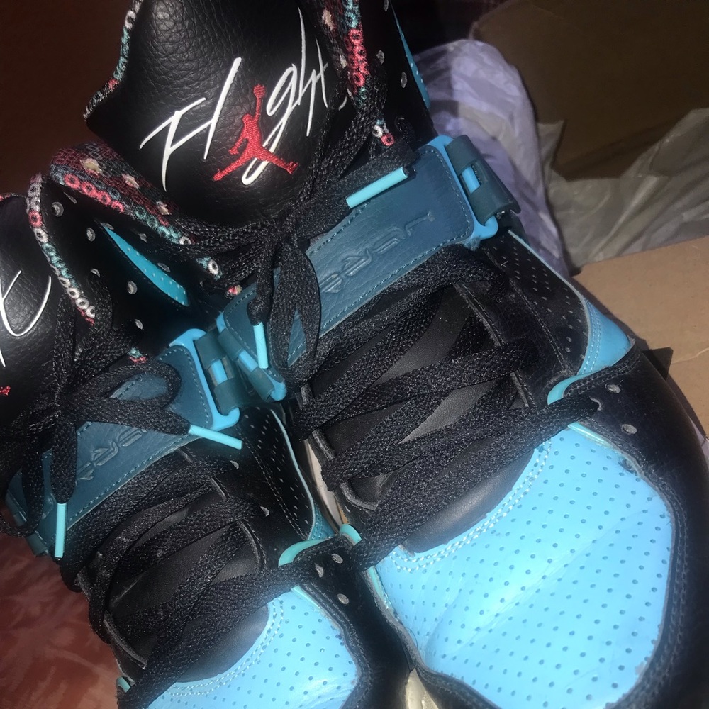 Baby blue Jordan Flights